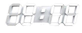 EDUP EH-LED1301 Ρολόι Τοίχου 3D LED 15" Ξυπνητήρι με Τηλεχειριστήριο